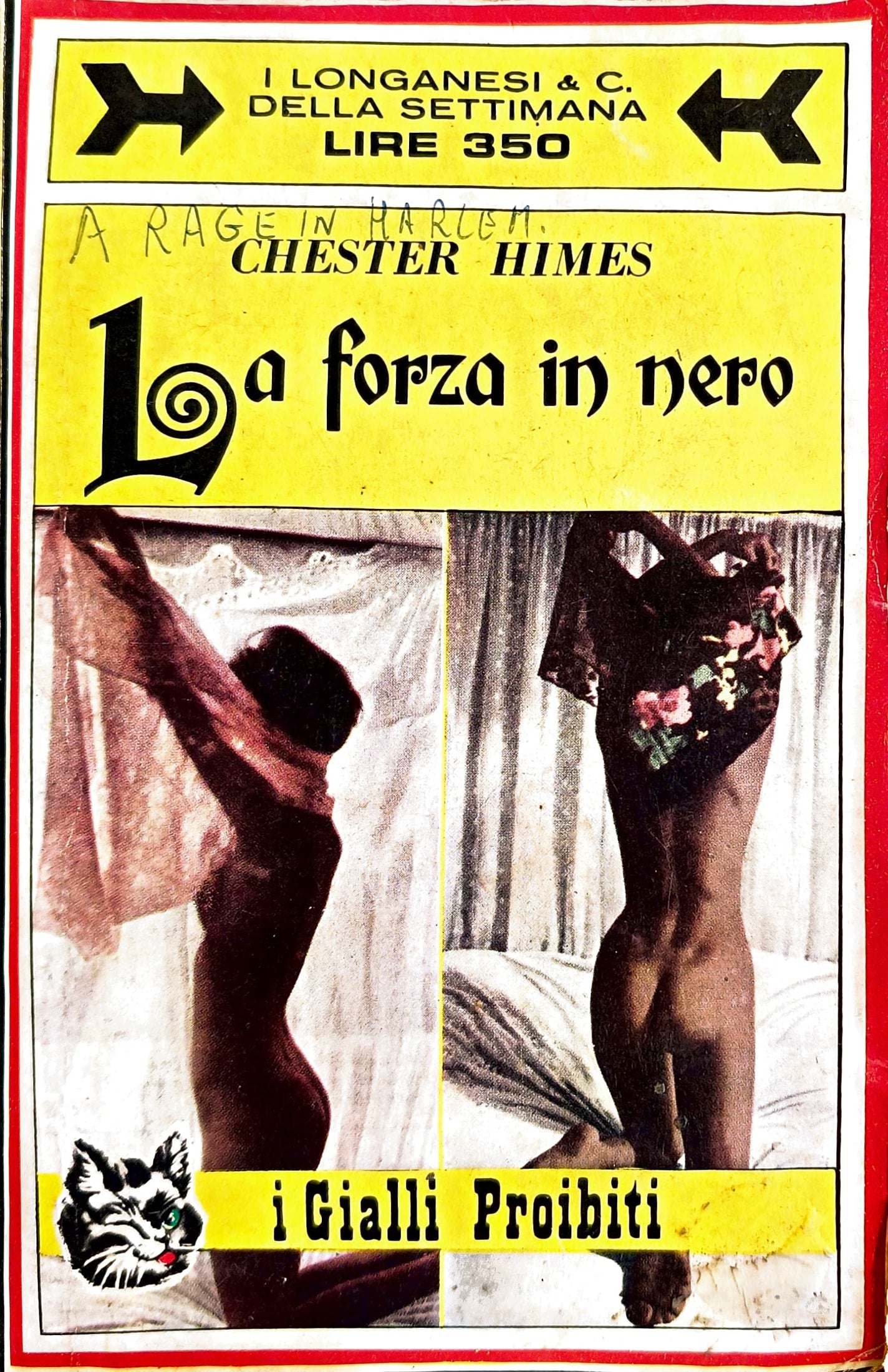 Copertina La Forza in Nero - Chester Himes